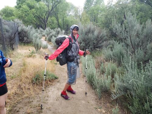 Rain in the desert! 