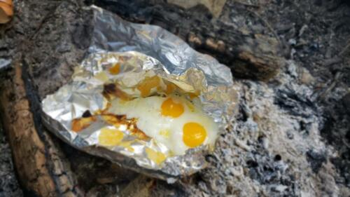 Proud of our eggs on fire